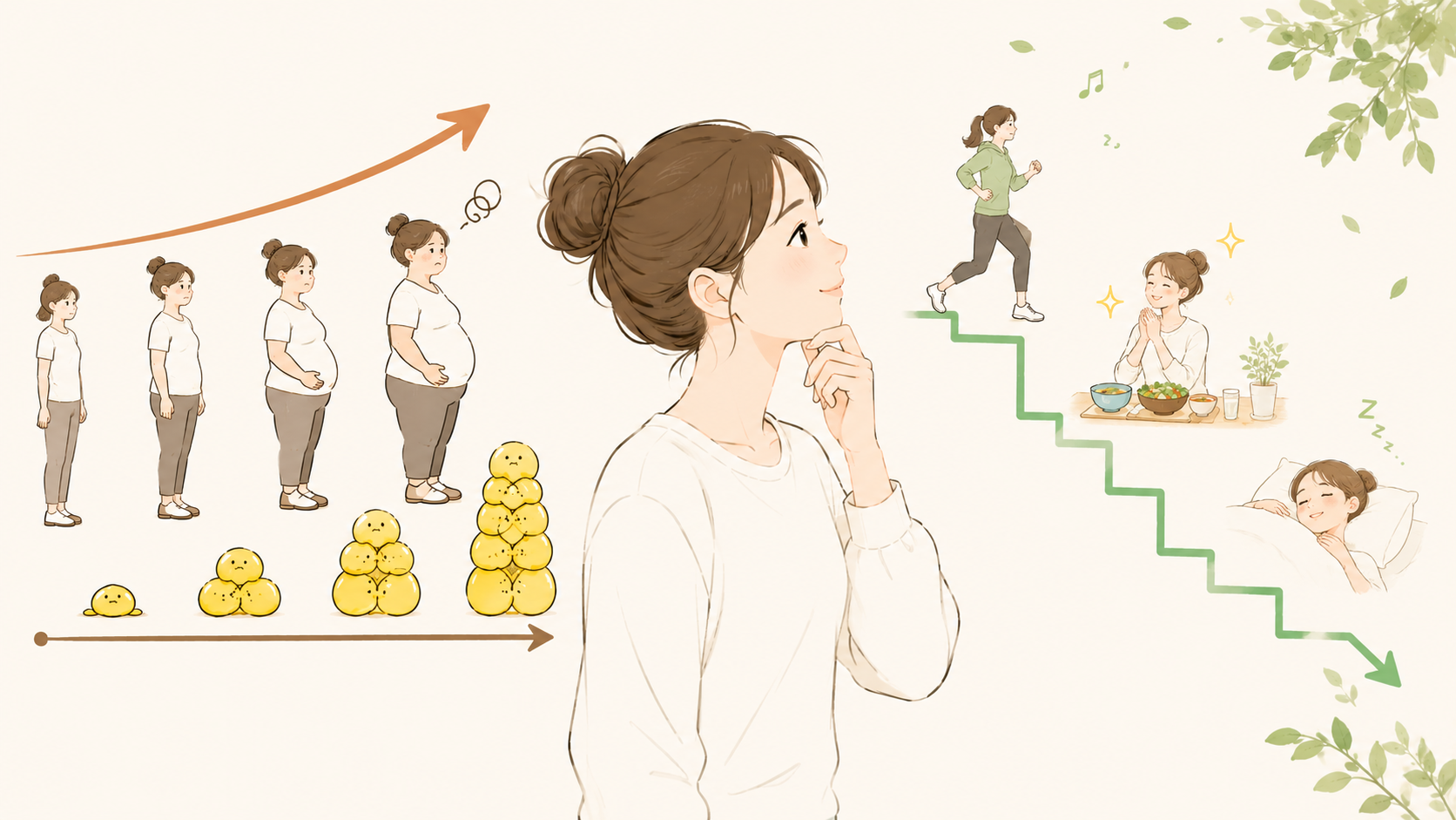 痩せる習慣のイメージ